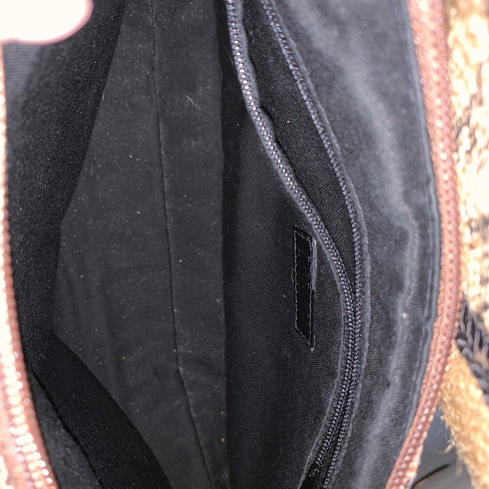 Desmo Leather Handbag (Python Print) - image 5